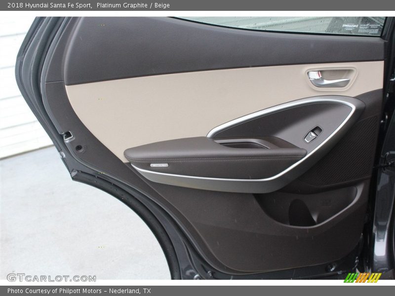 Platinum Graphite / Beige 2018 Hyundai Santa Fe Sport
