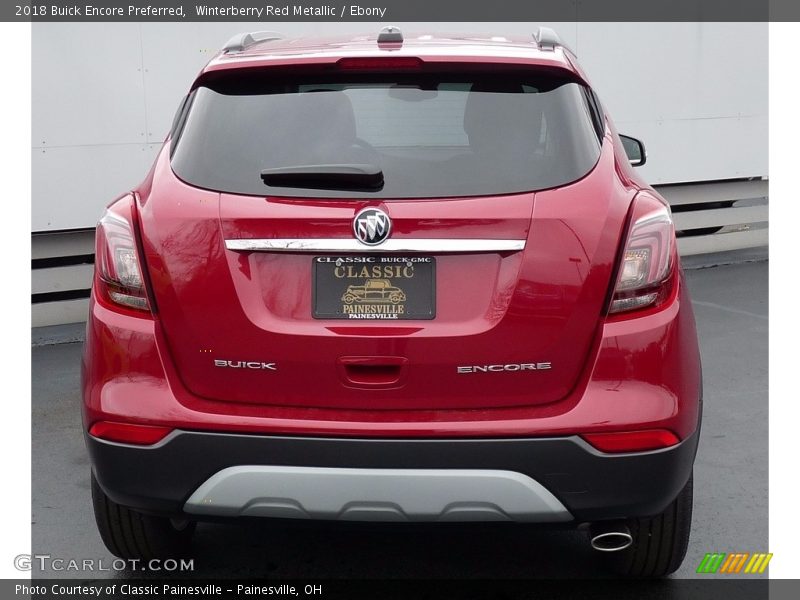 Winterberry Red Metallic / Ebony 2018 Buick Encore Preferred