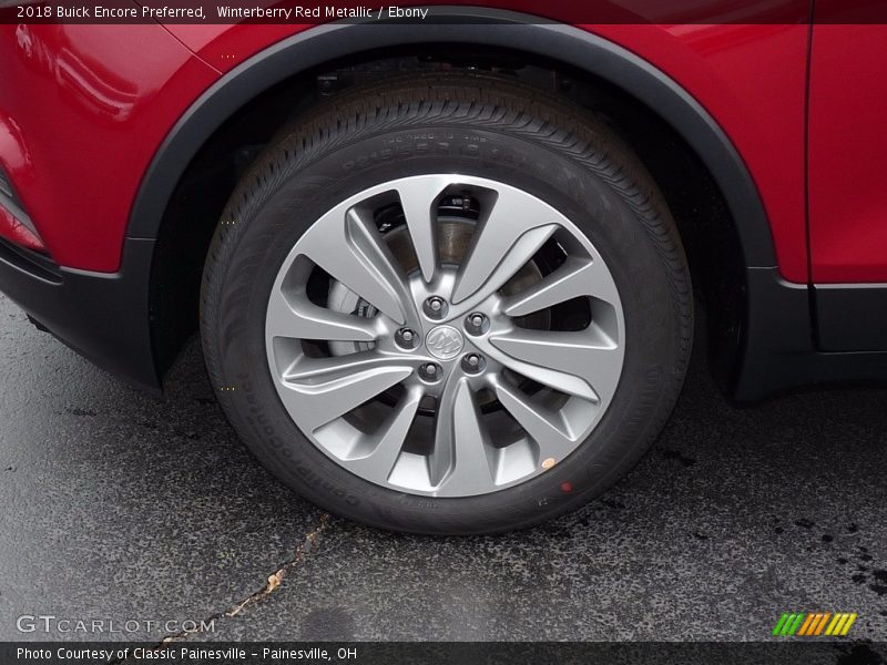 Winterberry Red Metallic / Ebony 2018 Buick Encore Preferred