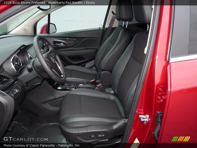  2018 Encore Preferred Ebony Interior