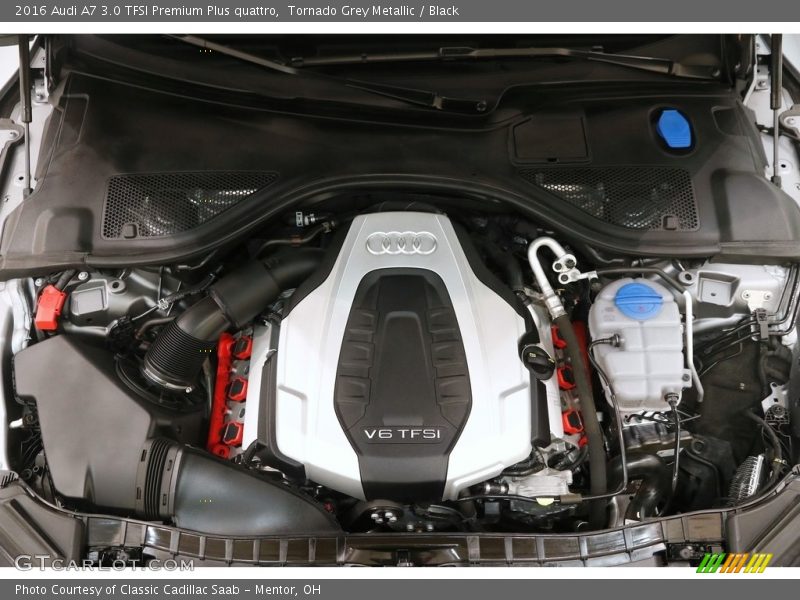 Tornado Grey Metallic / Black 2016 Audi A7 3.0 TFSI Premium Plus quattro