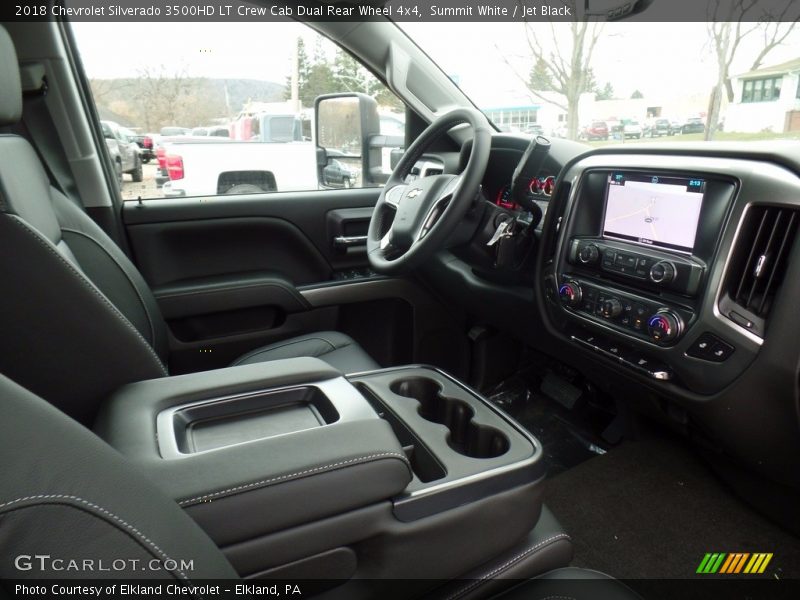 Summit White / Jet Black 2018 Chevrolet Silverado 3500HD LT Crew Cab Dual Rear Wheel 4x4
