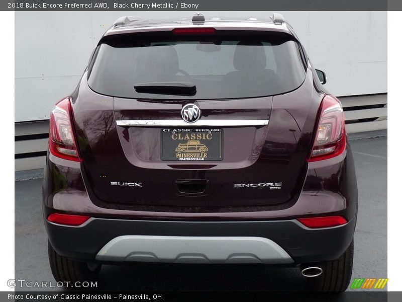 Black Cherry Metallic / Ebony 2018 Buick Encore Preferred AWD