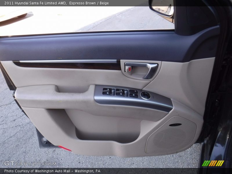 Espresso Brown / Beige 2011 Hyundai Santa Fe Limited AWD