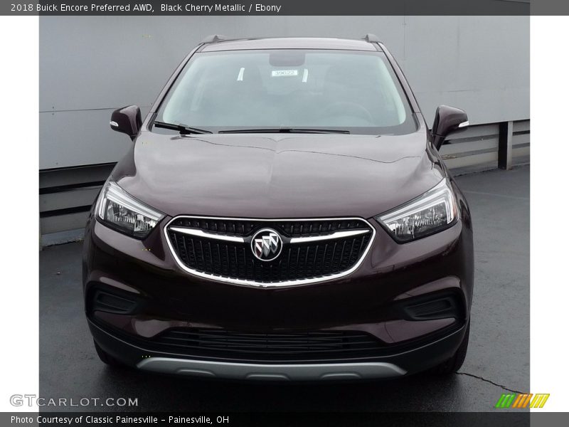Black Cherry Metallic / Ebony 2018 Buick Encore Preferred AWD