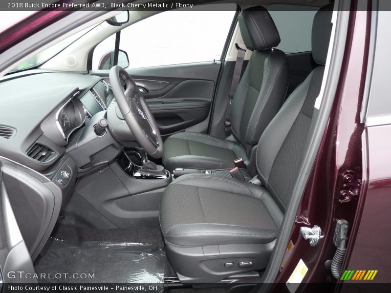 Black Cherry Metallic / Ebony 2018 Buick Encore Preferred AWD