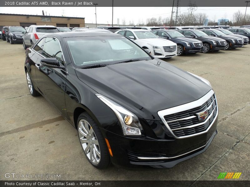 Black Raven / Jet Black 2018 Cadillac ATS AWD
