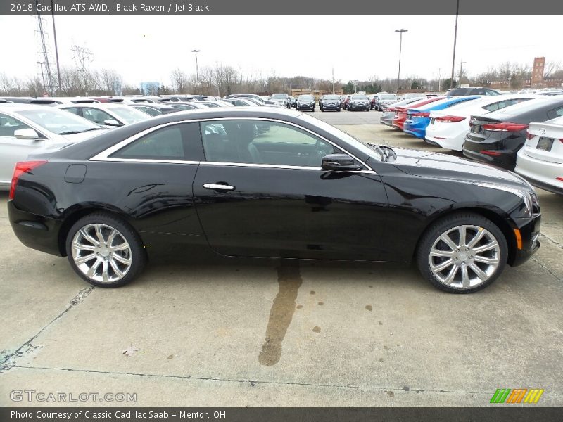 Black Raven / Jet Black 2018 Cadillac ATS AWD