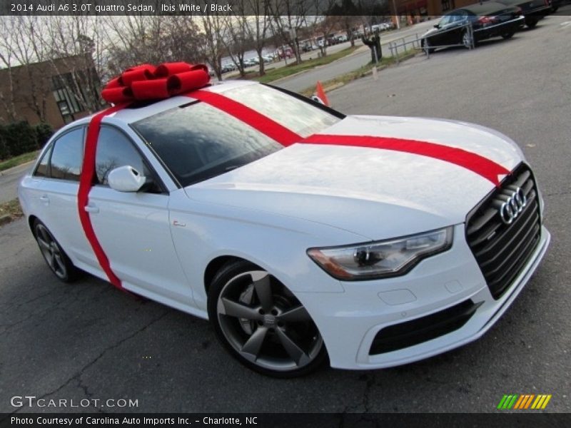 Ibis White / Black 2014 Audi A6 3.0T quattro Sedan