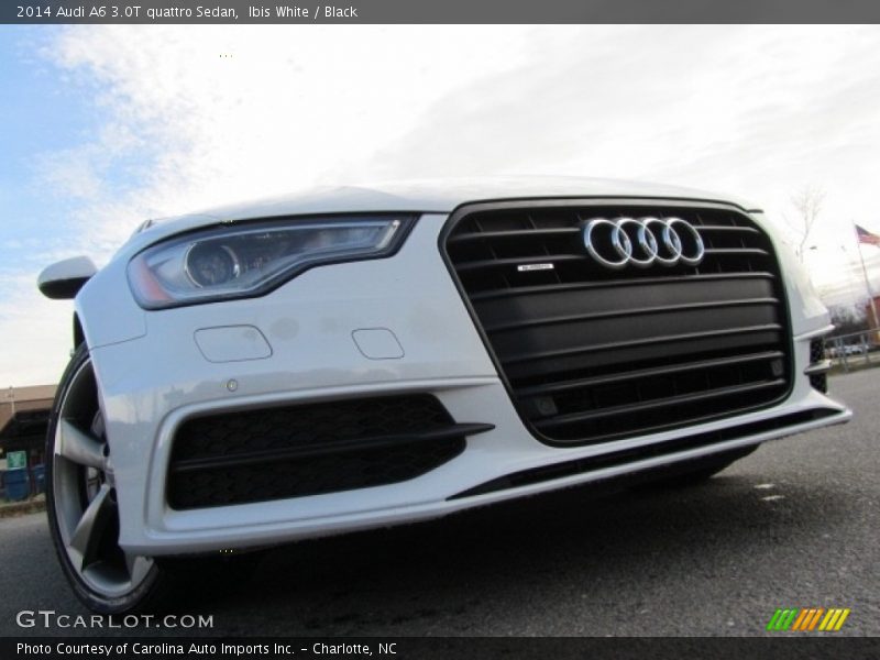 Ibis White / Black 2014 Audi A6 3.0T quattro Sedan