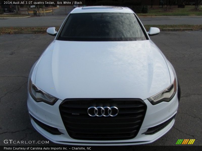 Ibis White / Black 2014 Audi A6 3.0T quattro Sedan