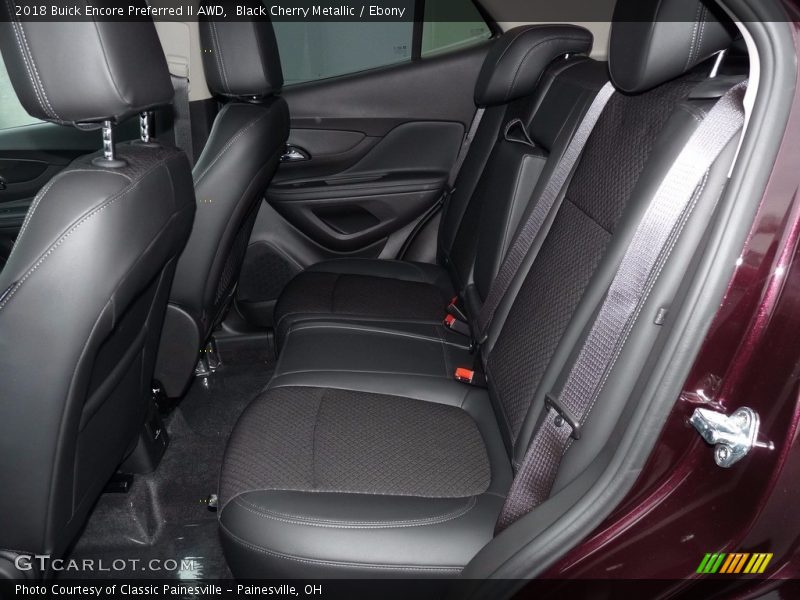 Rear Seat of 2018 Encore Preferred II AWD