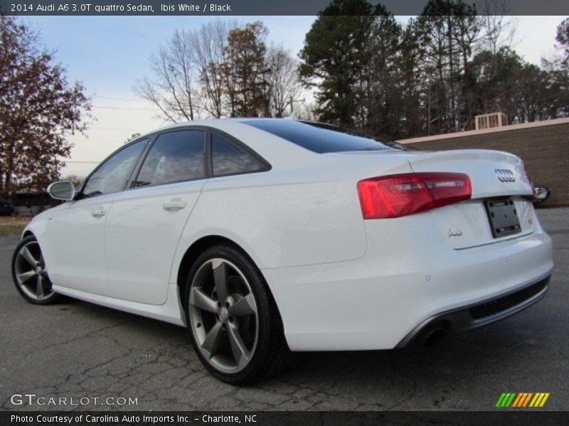 Ibis White / Black 2014 Audi A6 3.0T quattro Sedan