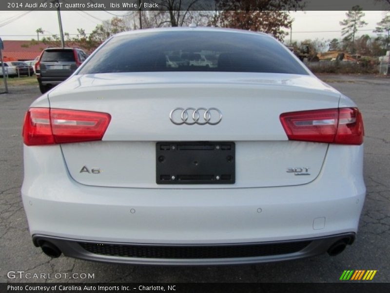 Ibis White / Black 2014 Audi A6 3.0T quattro Sedan