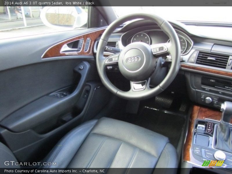 Ibis White / Black 2014 Audi A6 3.0T quattro Sedan