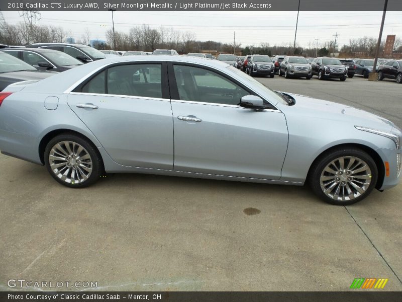  2018 CTS Luxury AWD Silver Moonlight Metallic