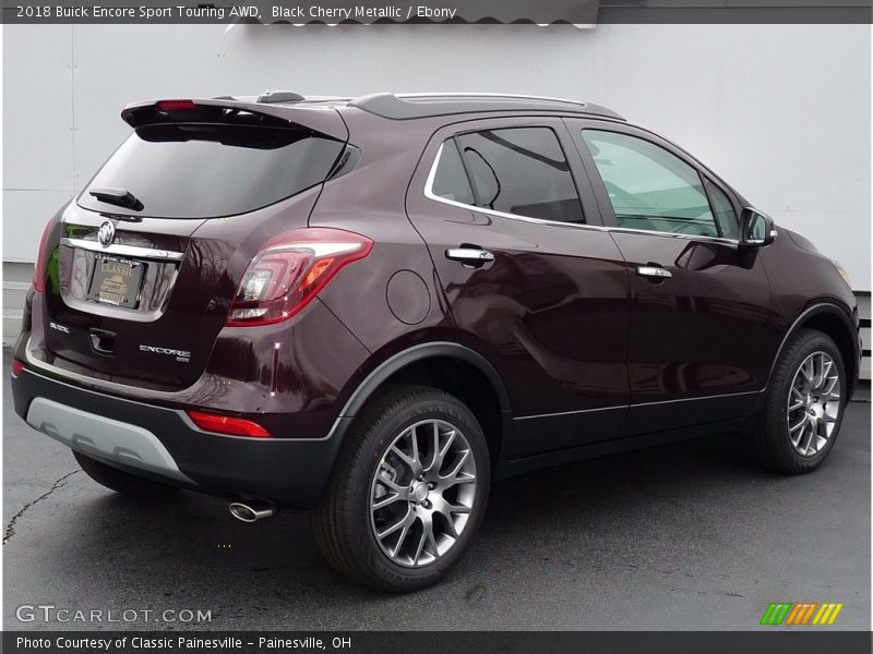 Black Cherry Metallic / Ebony 2018 Buick Encore Sport Touring AWD