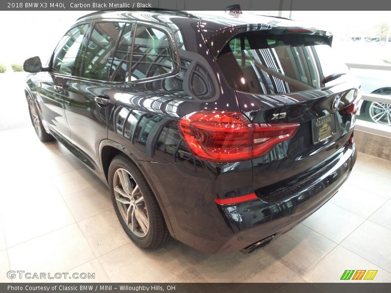 Carbon Black Metallic / Black 2018 BMW X3 M40i