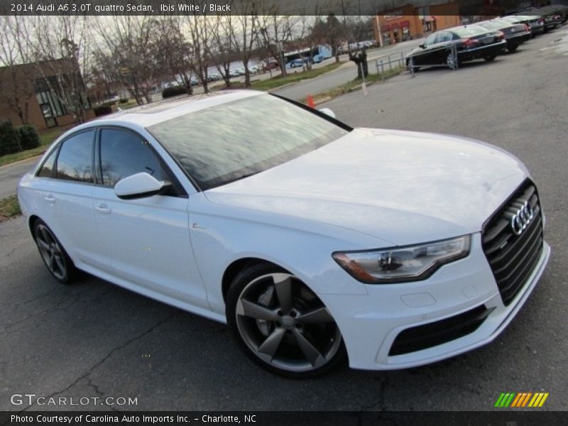 Ibis White / Black 2014 Audi A6 3.0T quattro Sedan