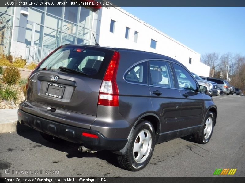 Urban Titanium Metallic / Black 2009 Honda CR-V LX 4WD