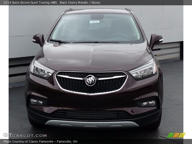 Black Cherry Metallic / Ebony 2018 Buick Encore Sport Touring AWD