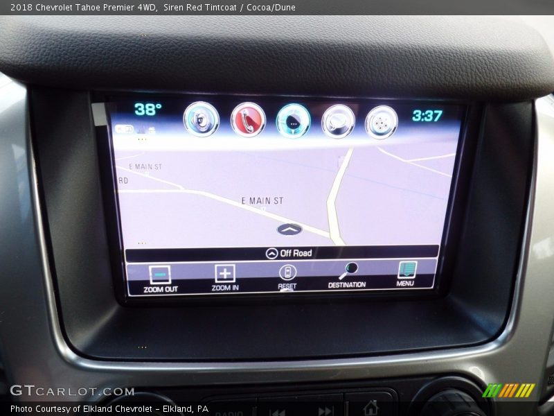 Siren Red Tintcoat / Cocoa/Dune 2018 Chevrolet Tahoe Premier 4WD