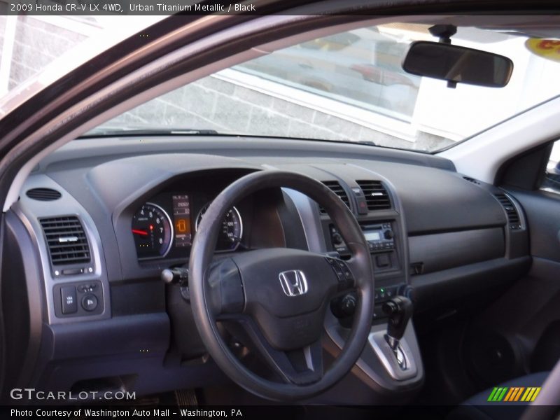 Urban Titanium Metallic / Black 2009 Honda CR-V LX 4WD