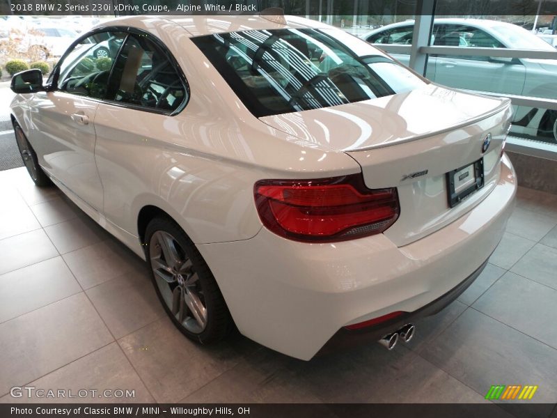 Alpine White / Black 2018 BMW 2 Series 230i xDrive Coupe