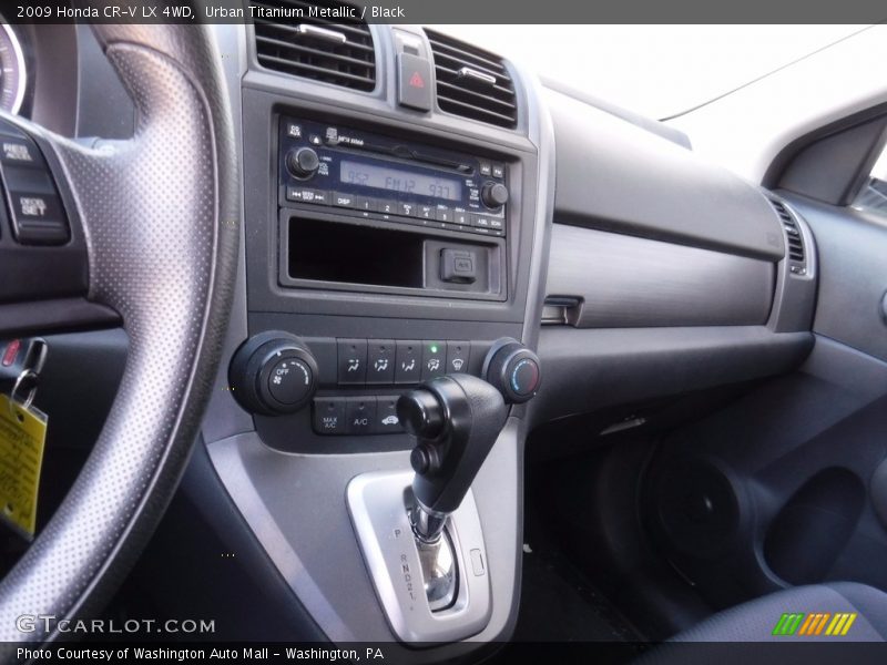 Urban Titanium Metallic / Black 2009 Honda CR-V LX 4WD