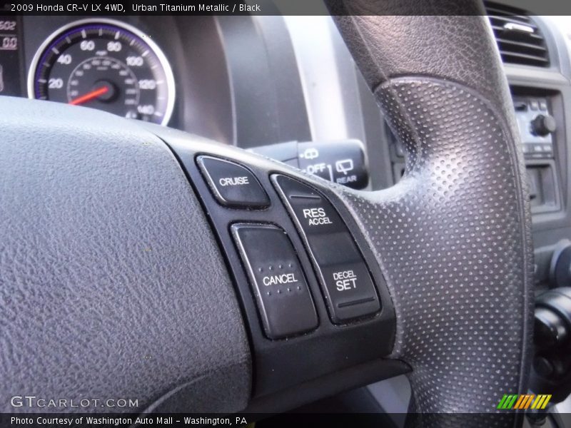 Urban Titanium Metallic / Black 2009 Honda CR-V LX 4WD