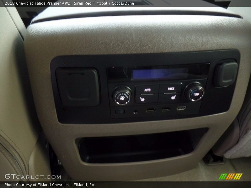 Siren Red Tintcoat / Cocoa/Dune 2018 Chevrolet Tahoe Premier 4WD