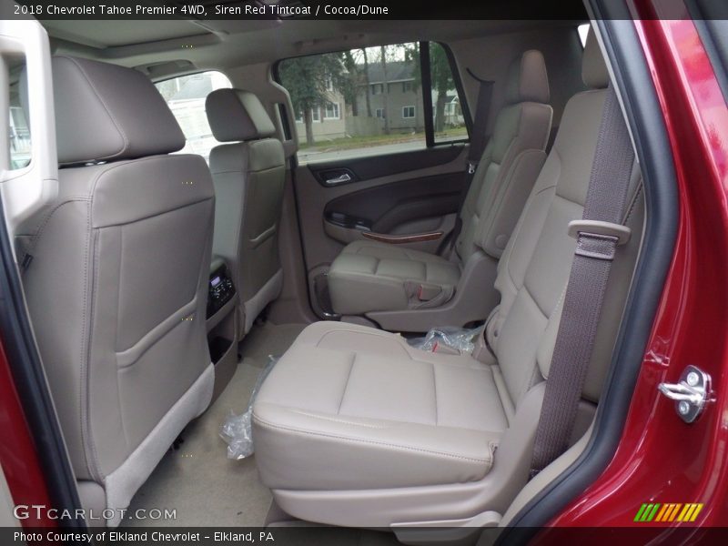 Siren Red Tintcoat / Cocoa/Dune 2018 Chevrolet Tahoe Premier 4WD