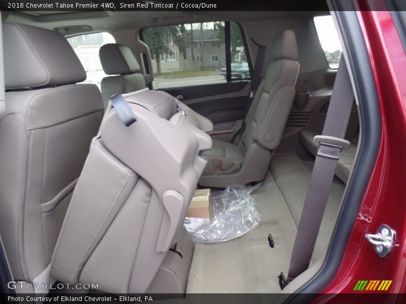 Siren Red Tintcoat / Cocoa/Dune 2018 Chevrolet Tahoe Premier 4WD