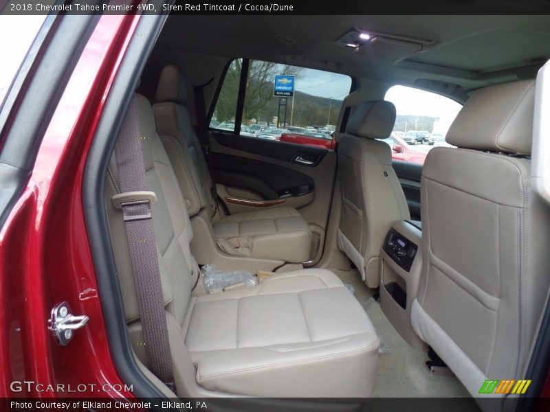 Siren Red Tintcoat / Cocoa/Dune 2018 Chevrolet Tahoe Premier 4WD