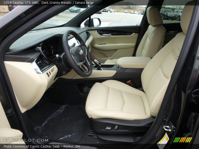 Dark Granite Metallic / Sahara Beige 2018 Cadillac XT5 AWD
