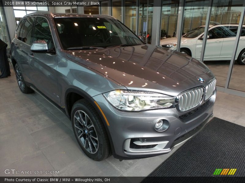 Space Gray Metallic / Black 2018 BMW X5 xDrive35i