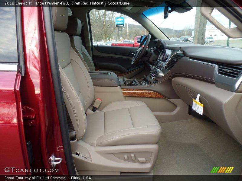 Siren Red Tintcoat / Cocoa/Dune 2018 Chevrolet Tahoe Premier 4WD