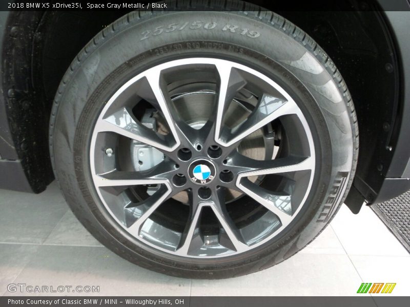 Space Gray Metallic / Black 2018 BMW X5 xDrive35i