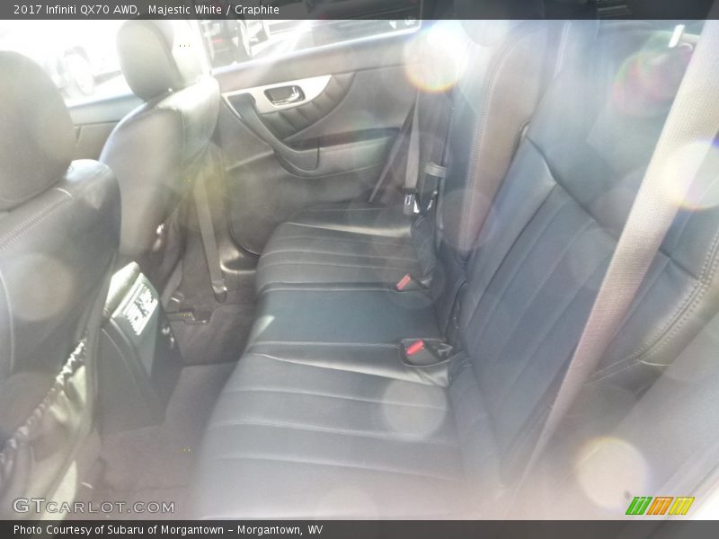 Majestic White / Graphite 2017 Infiniti QX70 AWD