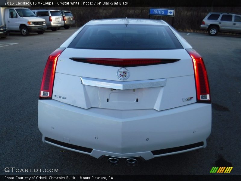 Crystal White Tricoat / Jet Black/Jet Black 2015 Cadillac CTS V-Coupe