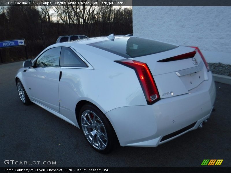 Crystal White Tricoat / Jet Black/Jet Black 2015 Cadillac CTS V-Coupe