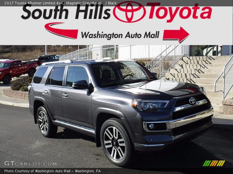 Magnetic Gray Metallic / Black 2017 Toyota 4Runner Limited 4x4