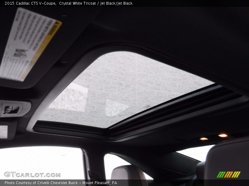 Sunroof of 2015 CTS V-Coupe