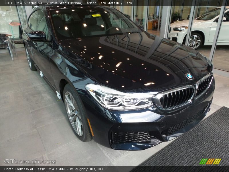 Carbon Black Metallic / Black 2018 BMW 6 Series 640i xDrive Gran Turismo