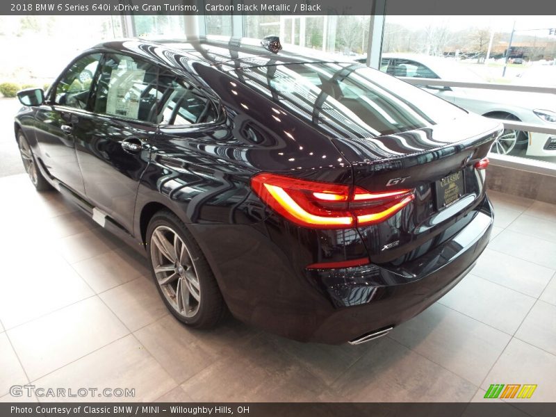 Carbon Black Metallic / Black 2018 BMW 6 Series 640i xDrive Gran Turismo
