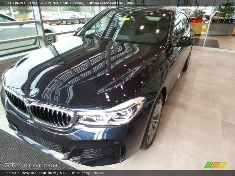 Carbon Black Metallic / Black 2018 BMW 6 Series 640i xDrive Gran Turismo