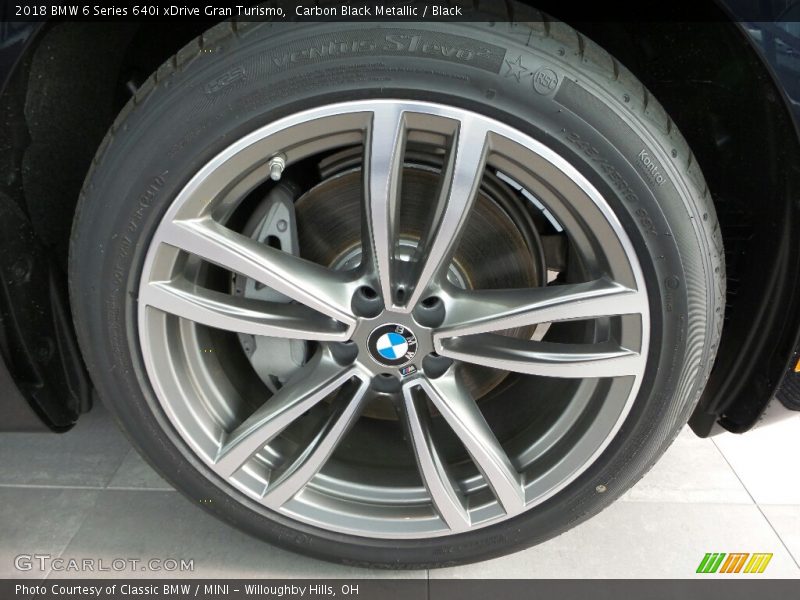 Carbon Black Metallic / Black 2018 BMW 6 Series 640i xDrive Gran Turismo