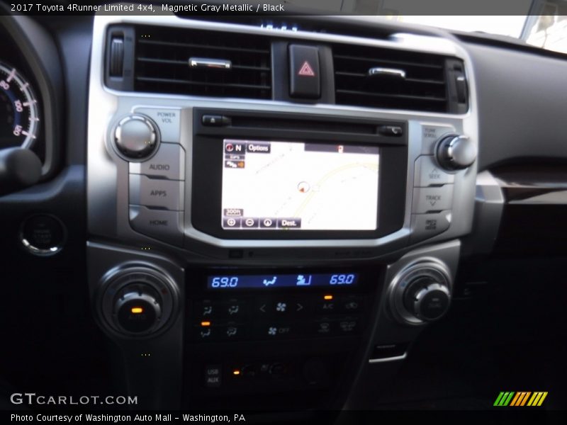Magnetic Gray Metallic / Black 2017 Toyota 4Runner Limited 4x4