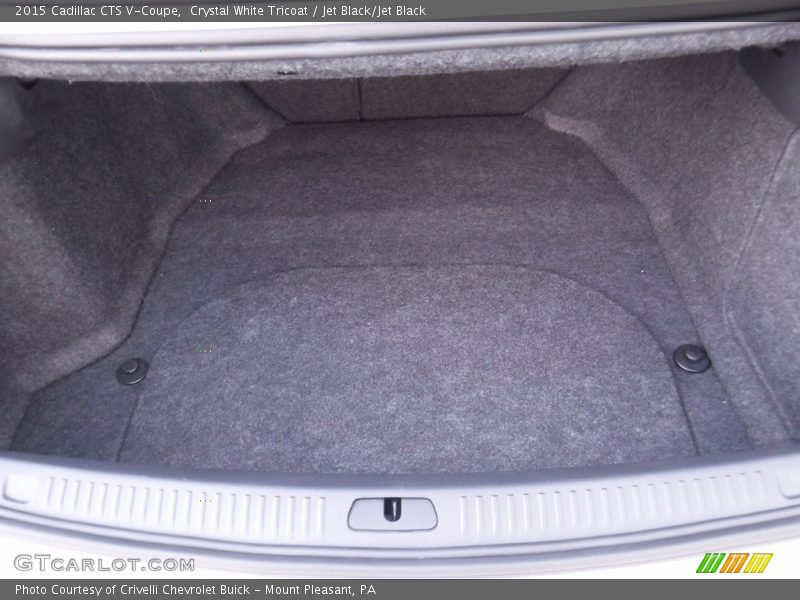 Crystal White Tricoat / Jet Black/Jet Black 2015 Cadillac CTS V-Coupe