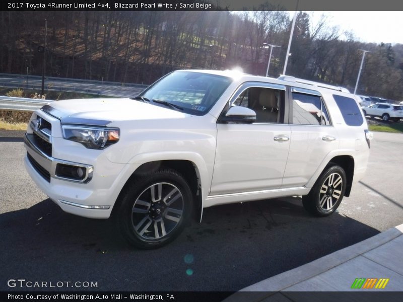 Blizzard Pearl White / Sand Beige 2017 Toyota 4Runner Limited 4x4